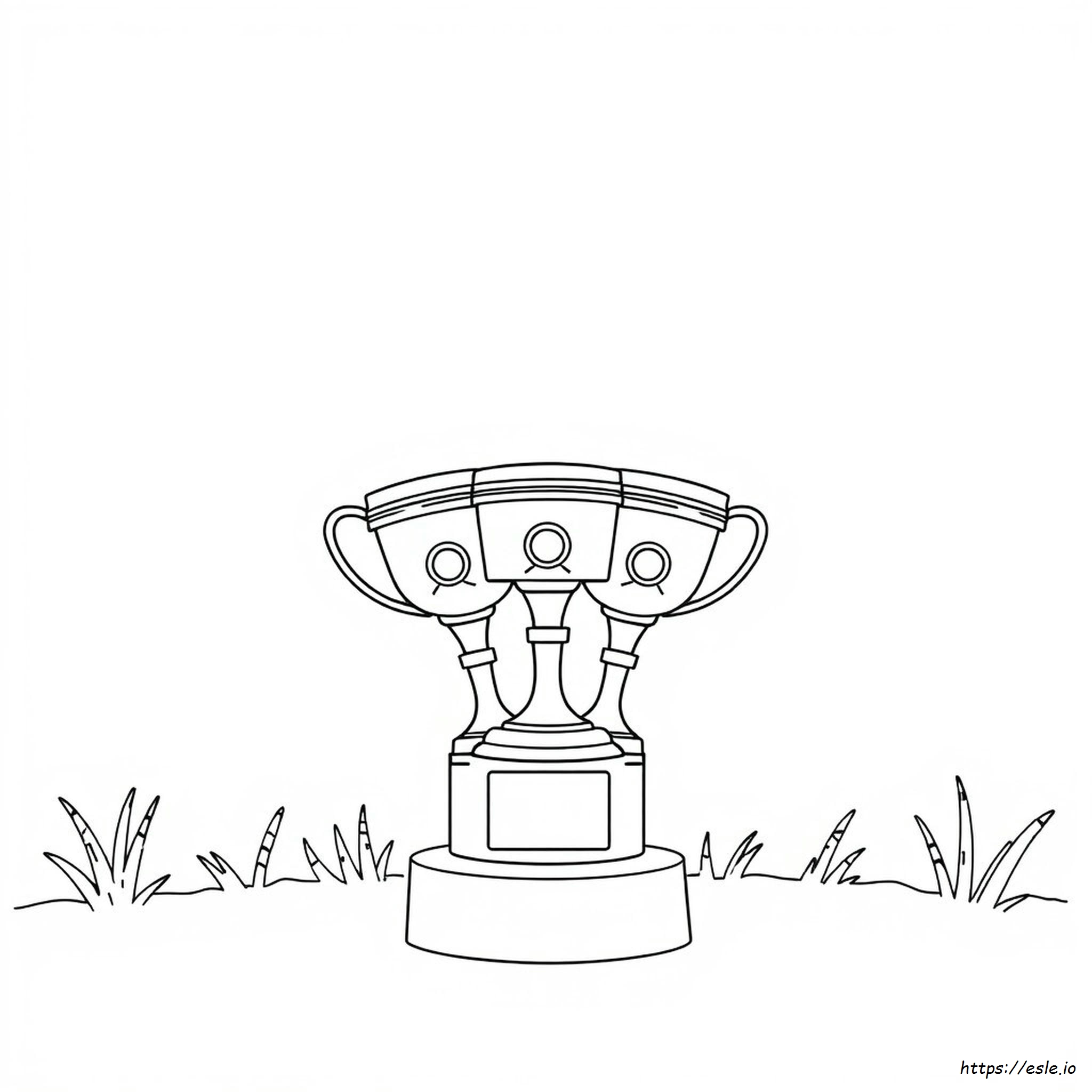 Piston Cup Trophy Coloring Page