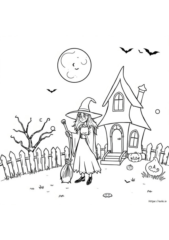 Trudne Halloweenowe Kolorowanki