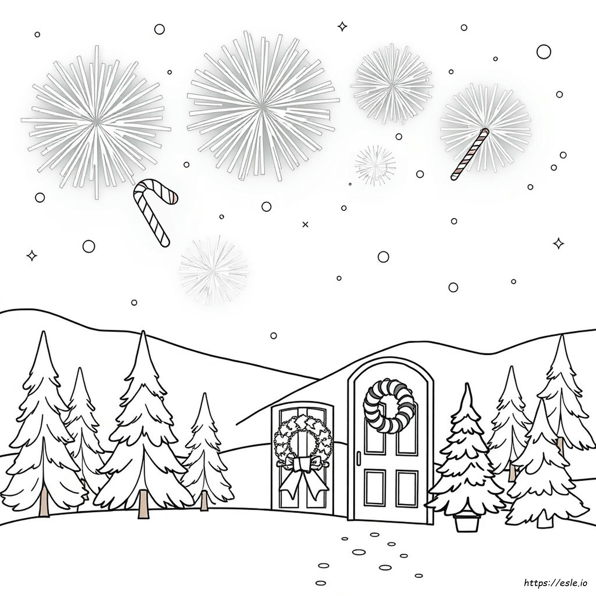 November Colouring Page