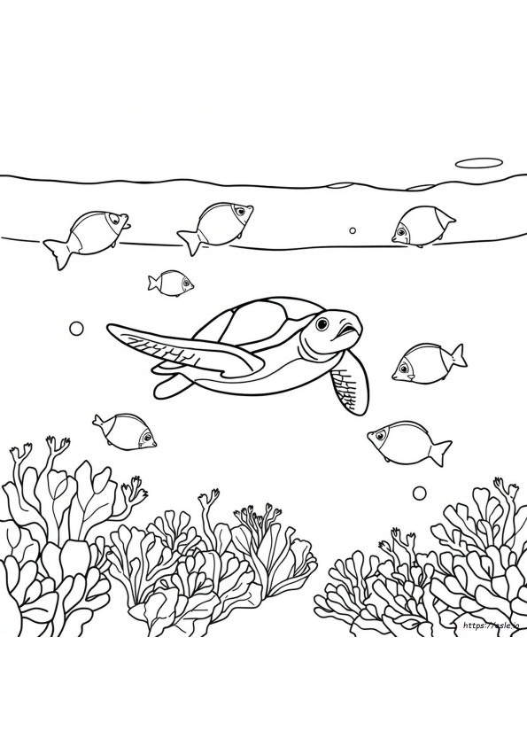 Coloriages D'animaux Marins