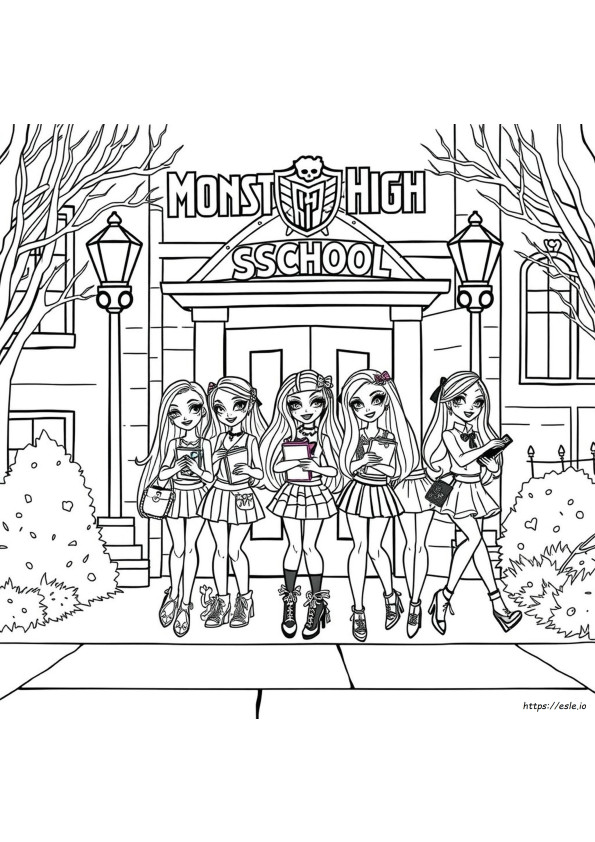 Colouring In Monster High