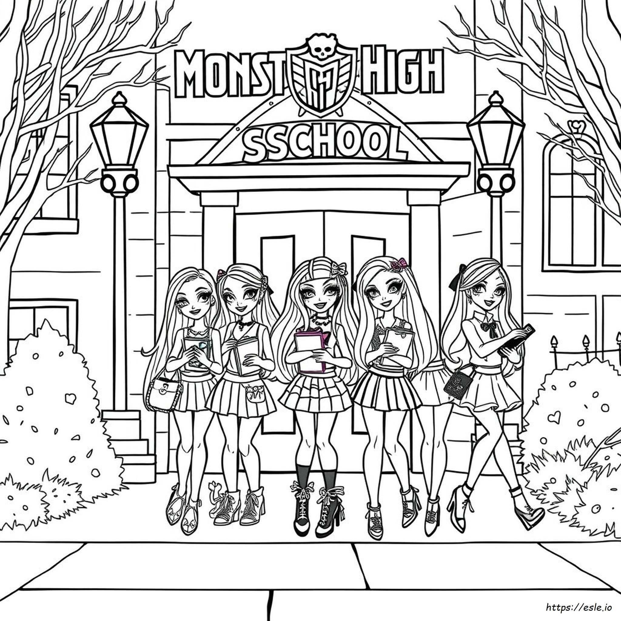 Mostri Di Monster High Da Colorare