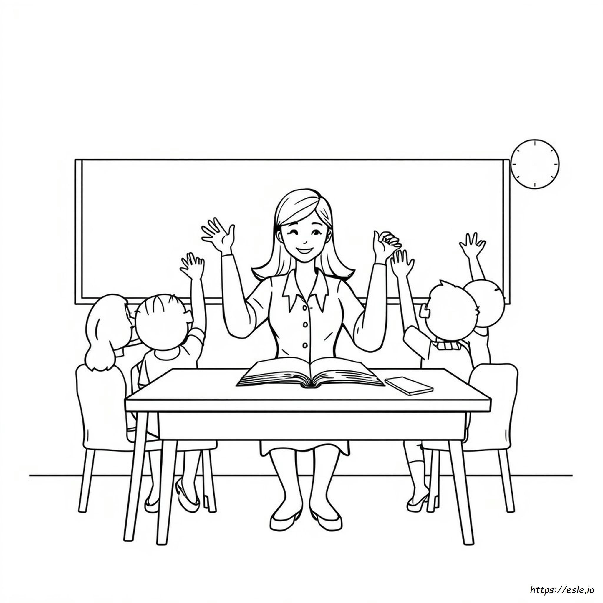 Teacher Appreciation Coloring Pages Free