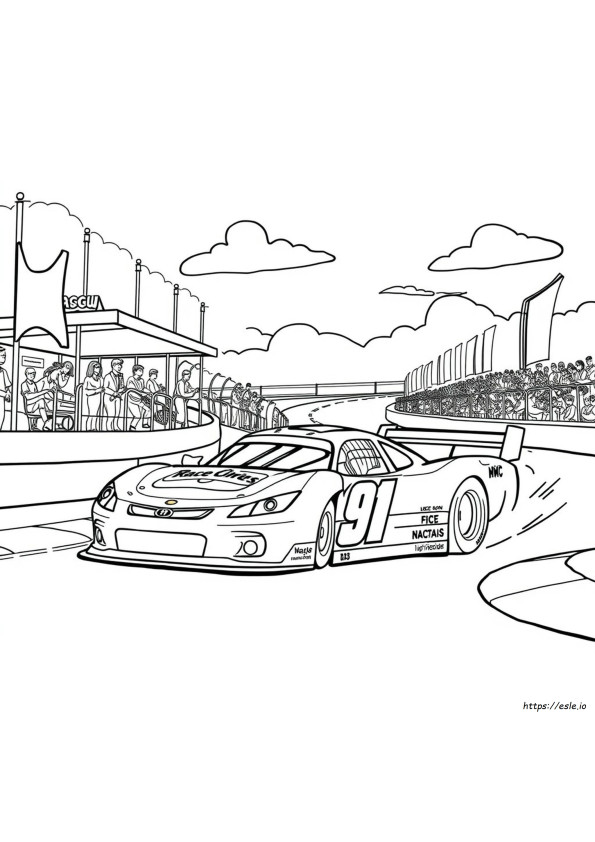 Nascar Coloring