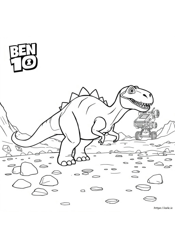 Ben 10 Humungousaur Páginas Para Colorear