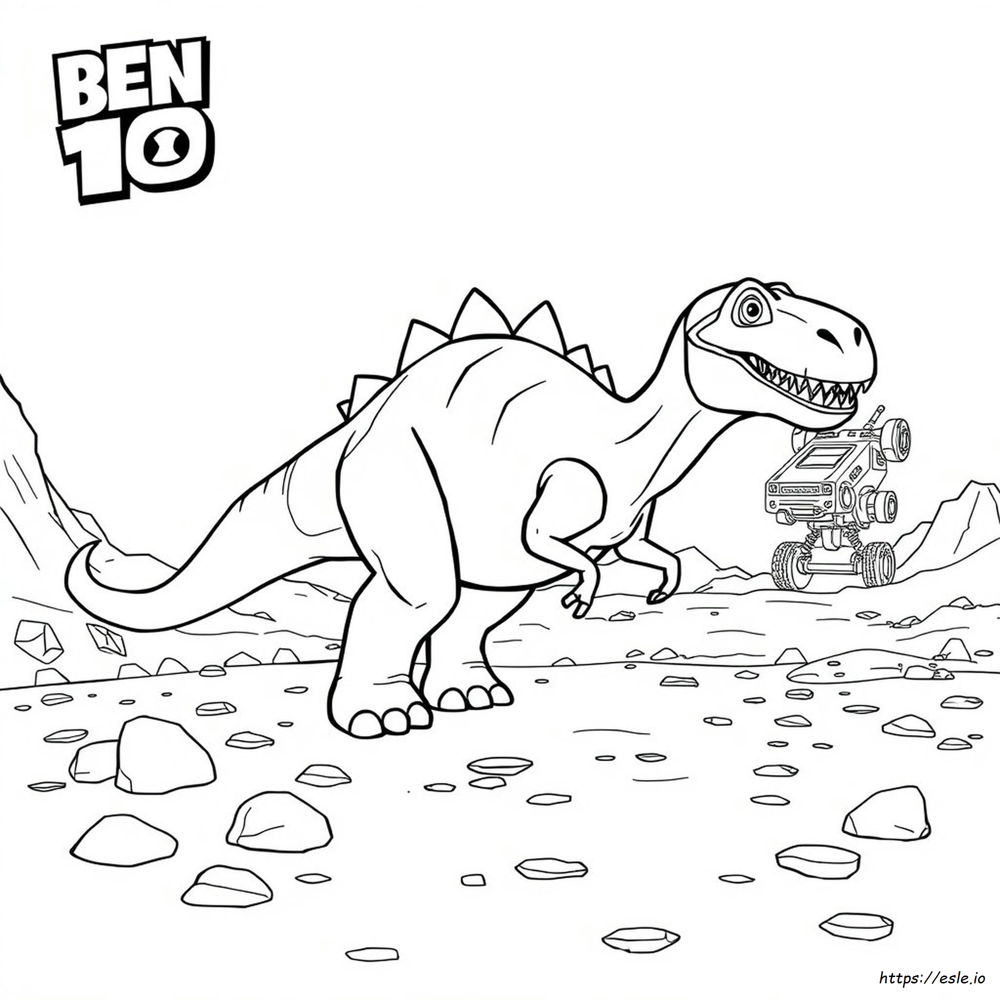 Ben 10 Humungousaur Coloring Pages