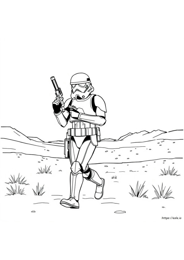 Printable Stormtrooper Coloring Page