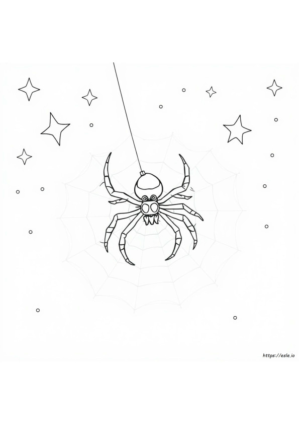 Kleurplaat Spin Clipart Zwart Wit