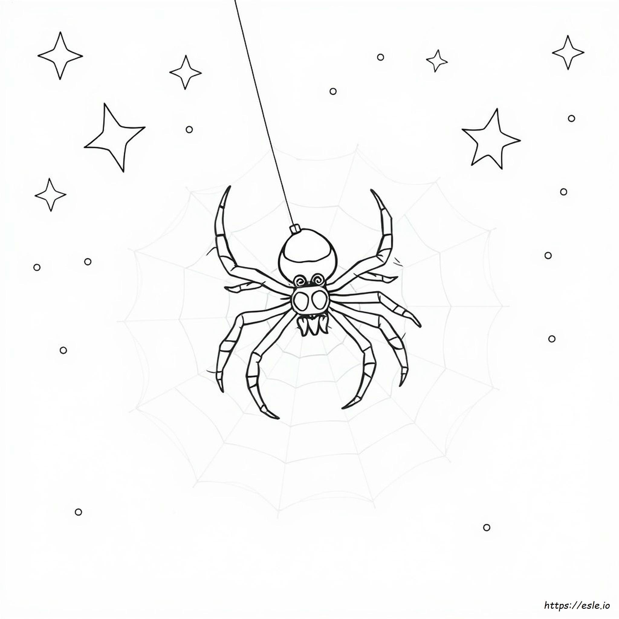 Coloring Spider Clipart Black And White