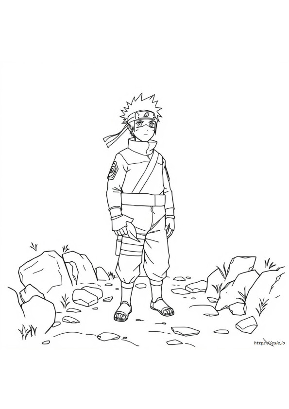 Disegno Di Kakashi Da Colorare