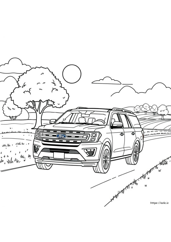Ford Expedition Kolorowanka