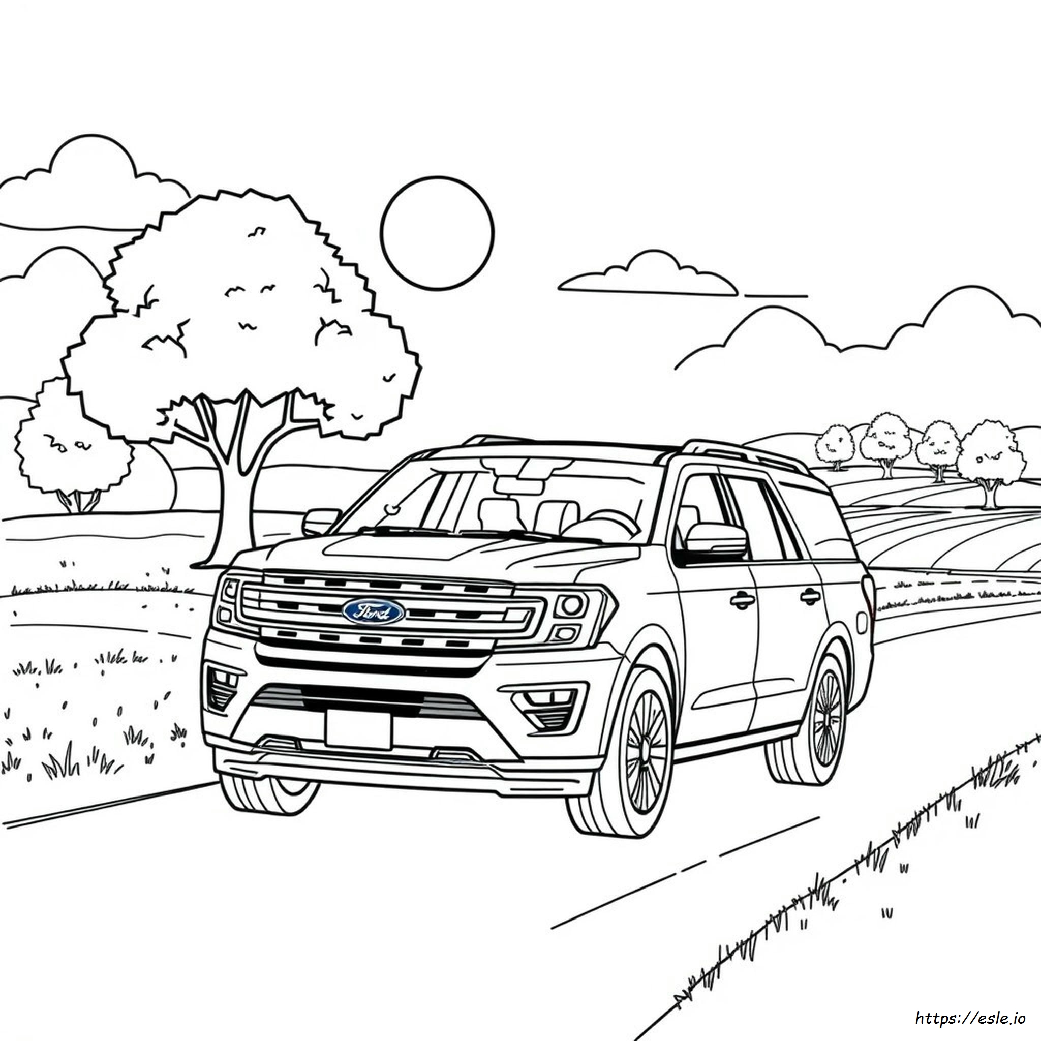 Ford Expedition Kolorowanka