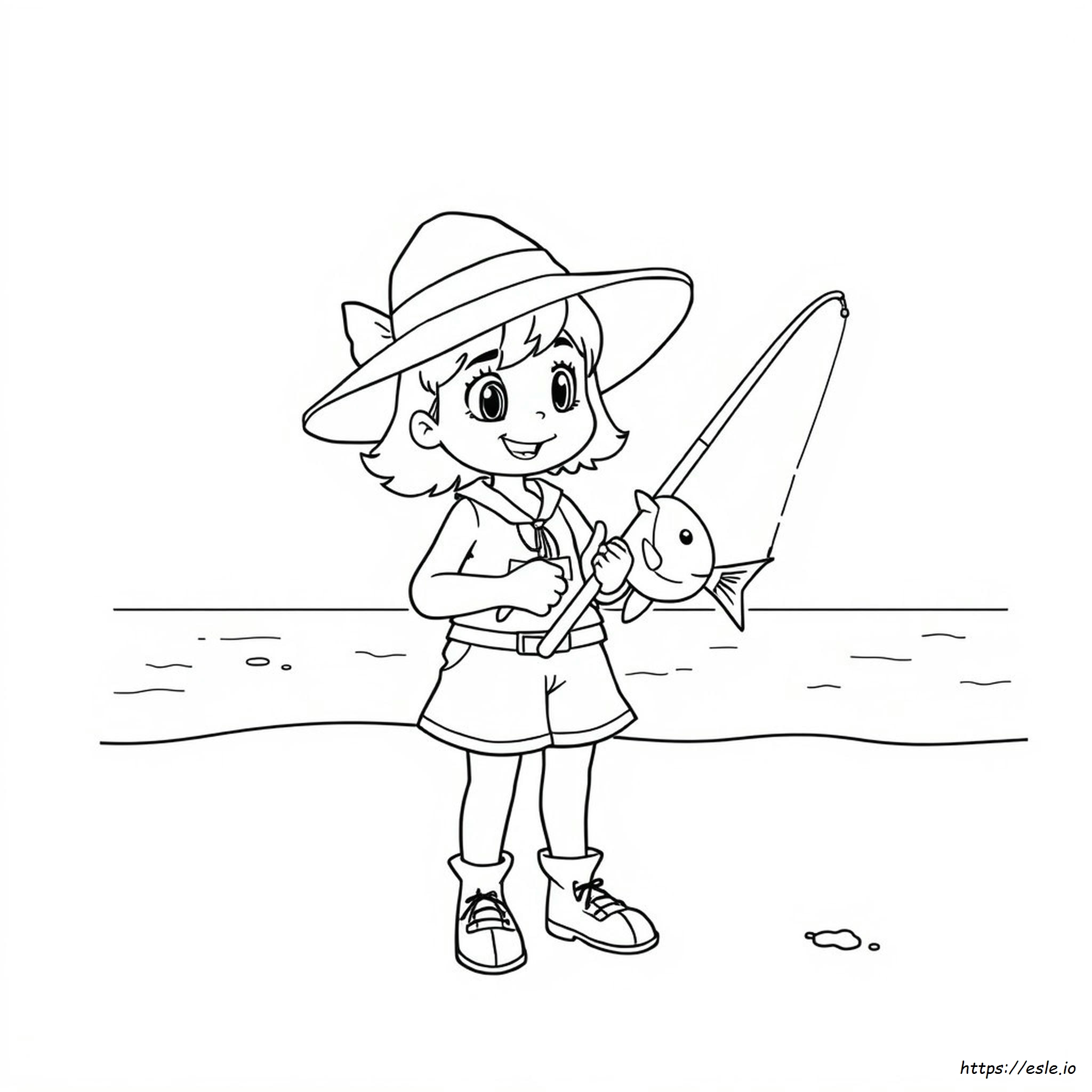 Poppy Prescott Kleurplaat kleurplaat