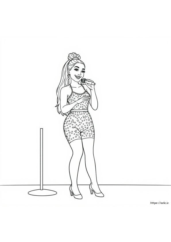 Ariana Grande Coloring Pictures