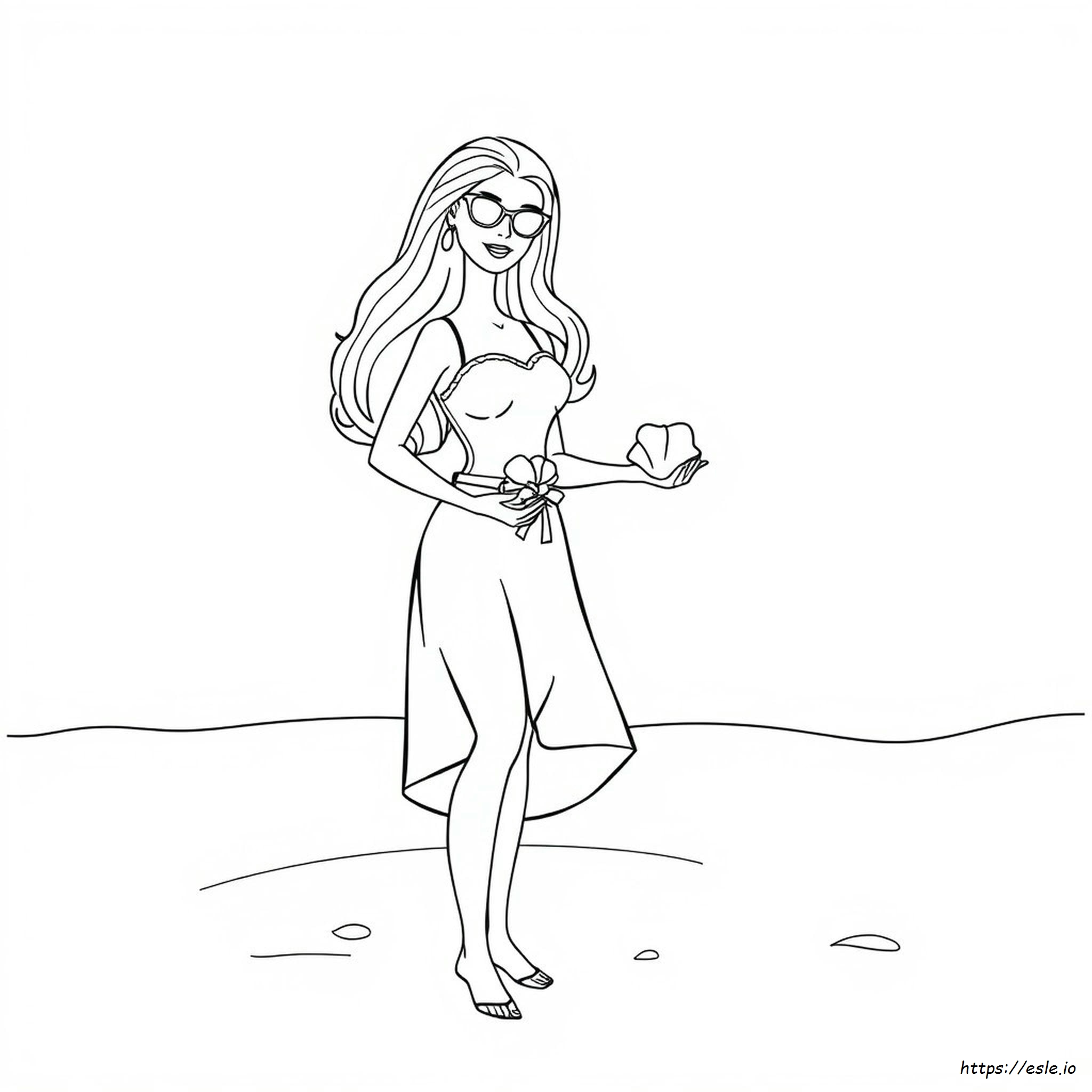 Barbie Images For Colouring