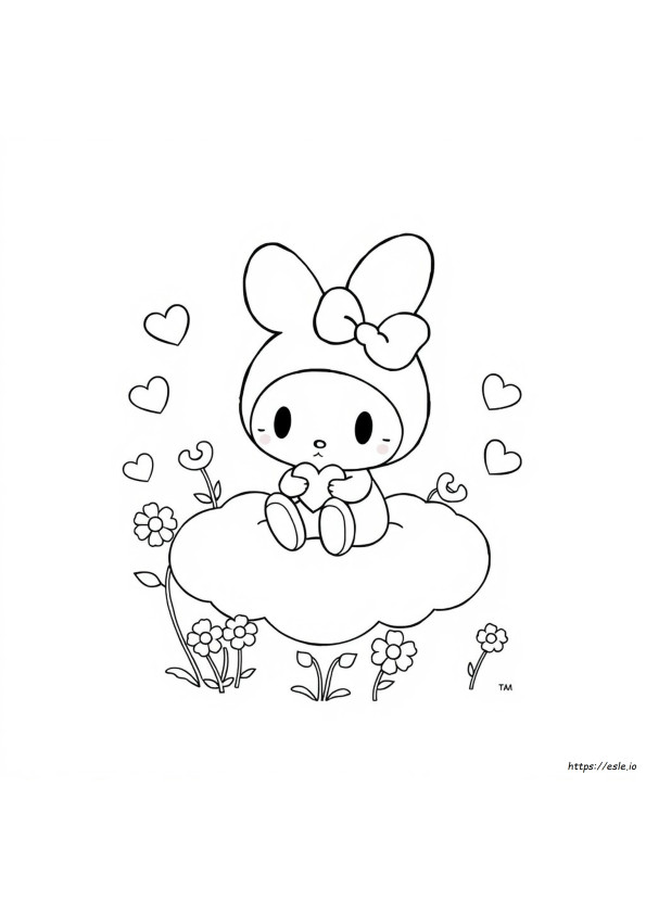 My Melody Colouring Pages Free