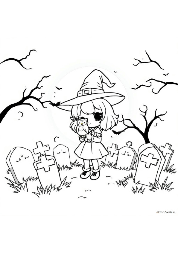 Spookachtige Schatjes Kleurplaten