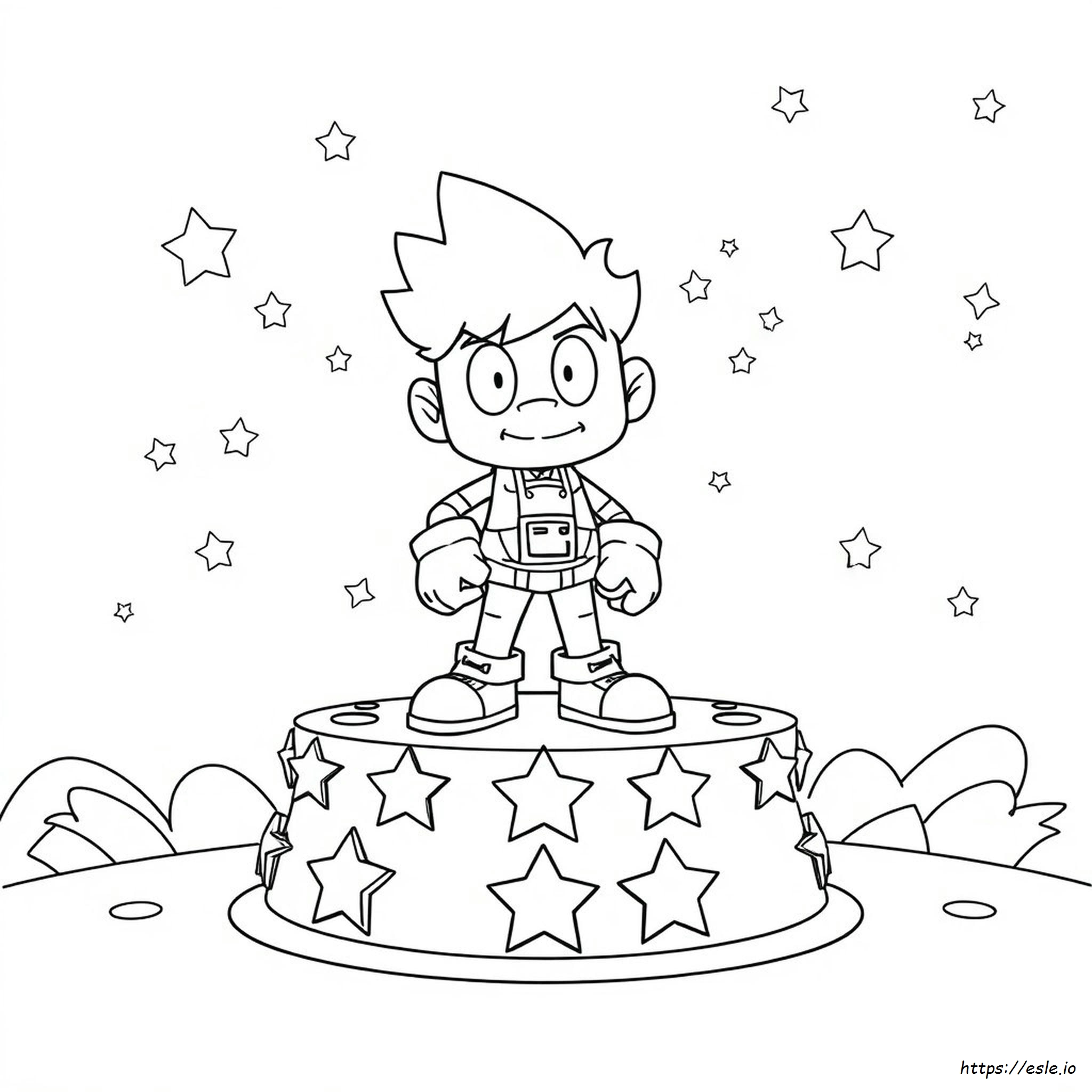 Brawl Stars Kleurplaten Max kleurplaat