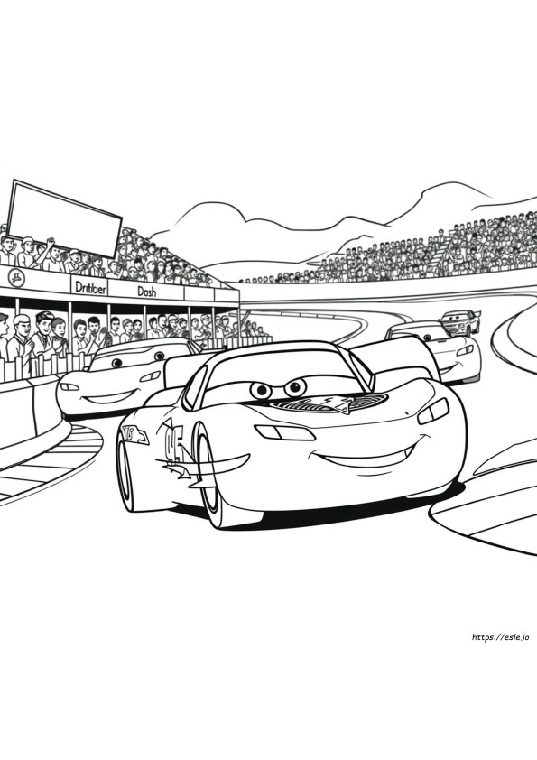 Cars 3 Mcqueen Coloring Pages