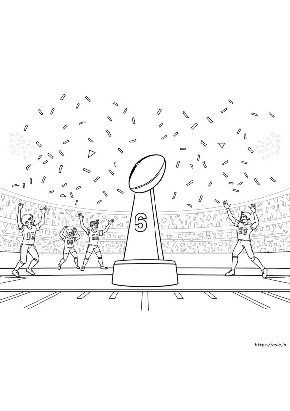 Kolorowanki Super Bowl 56