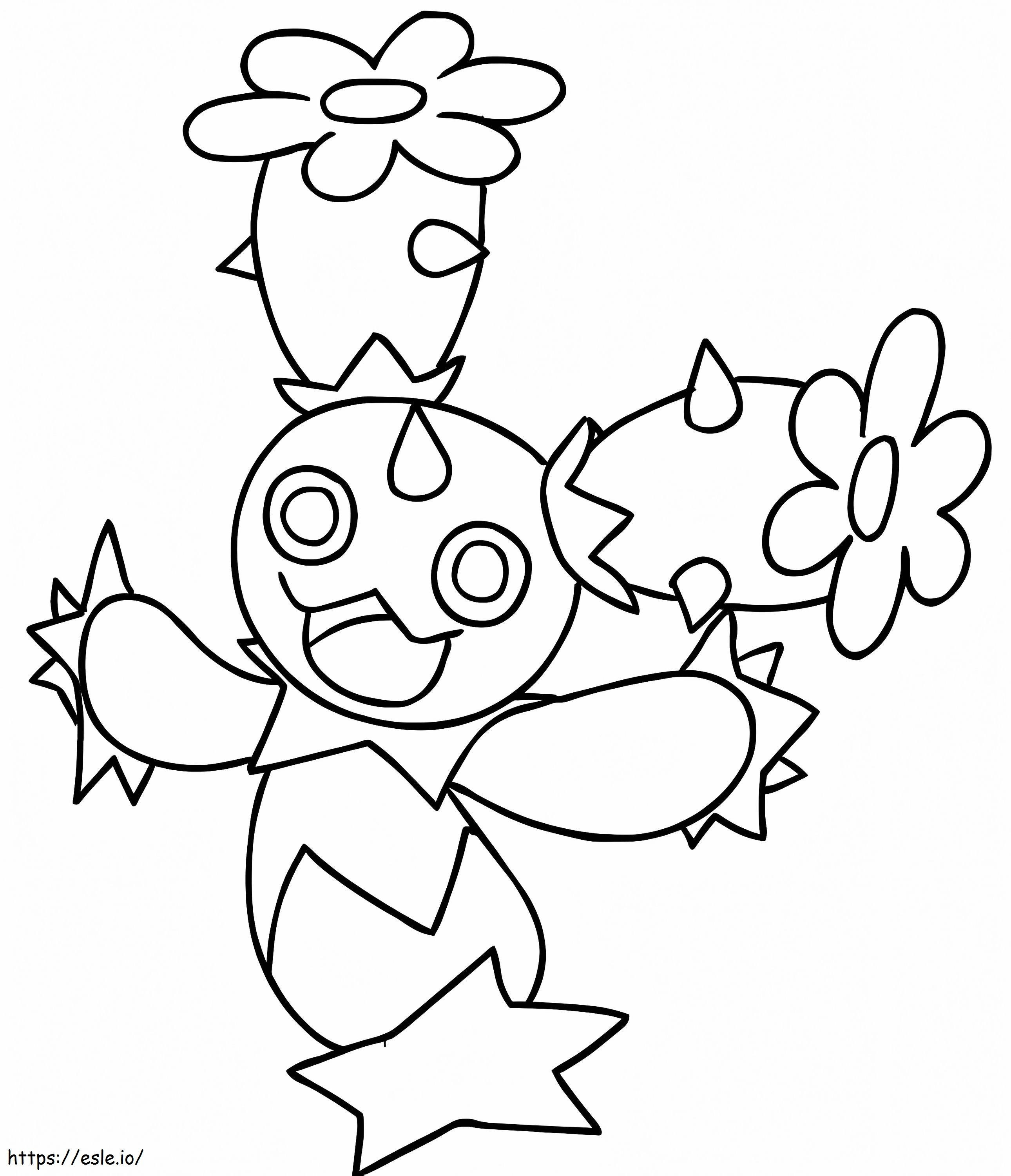 Maractus Pokémon 1 kleurplaat kleurplaat