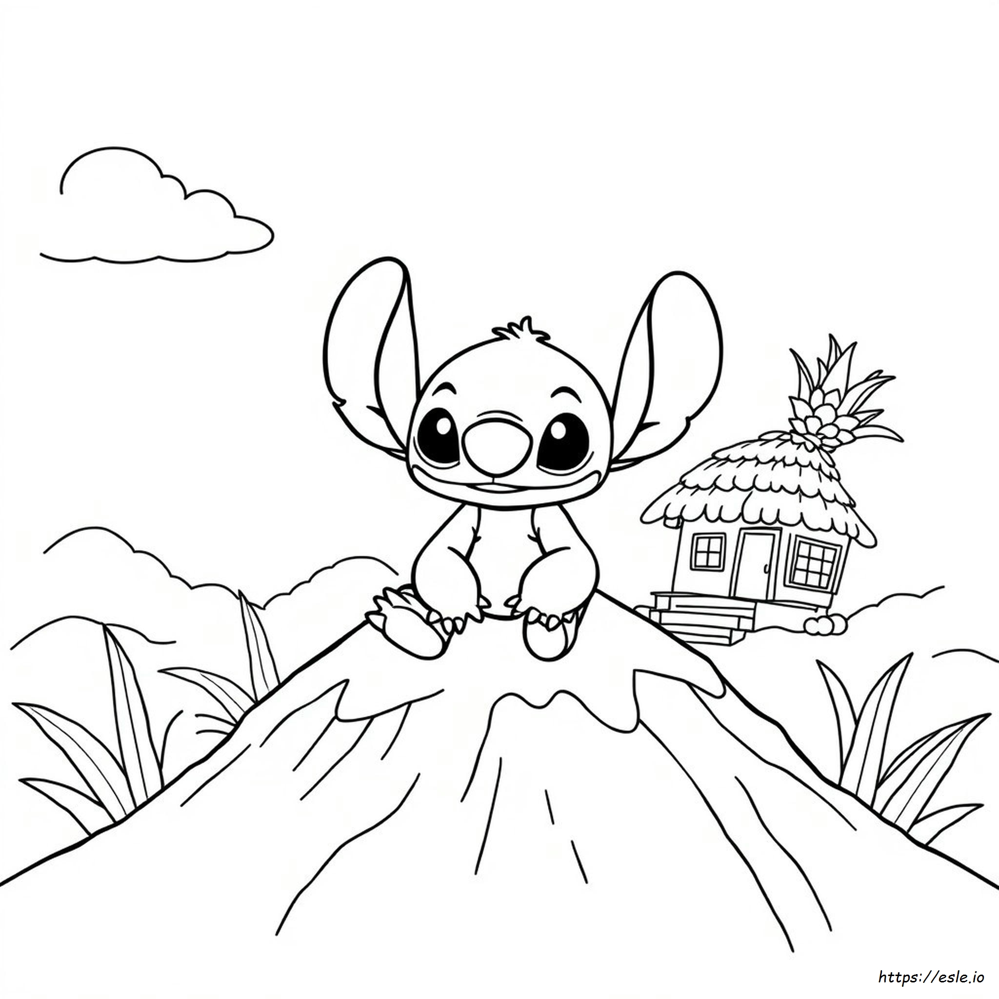 Stitch Character Coloring Pages