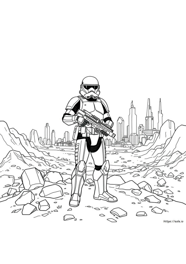 Arc Trooper Coloring Pages