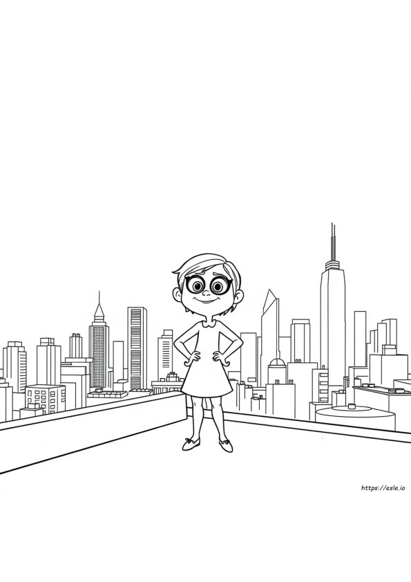 Riley Di Inside Out Da Colorare