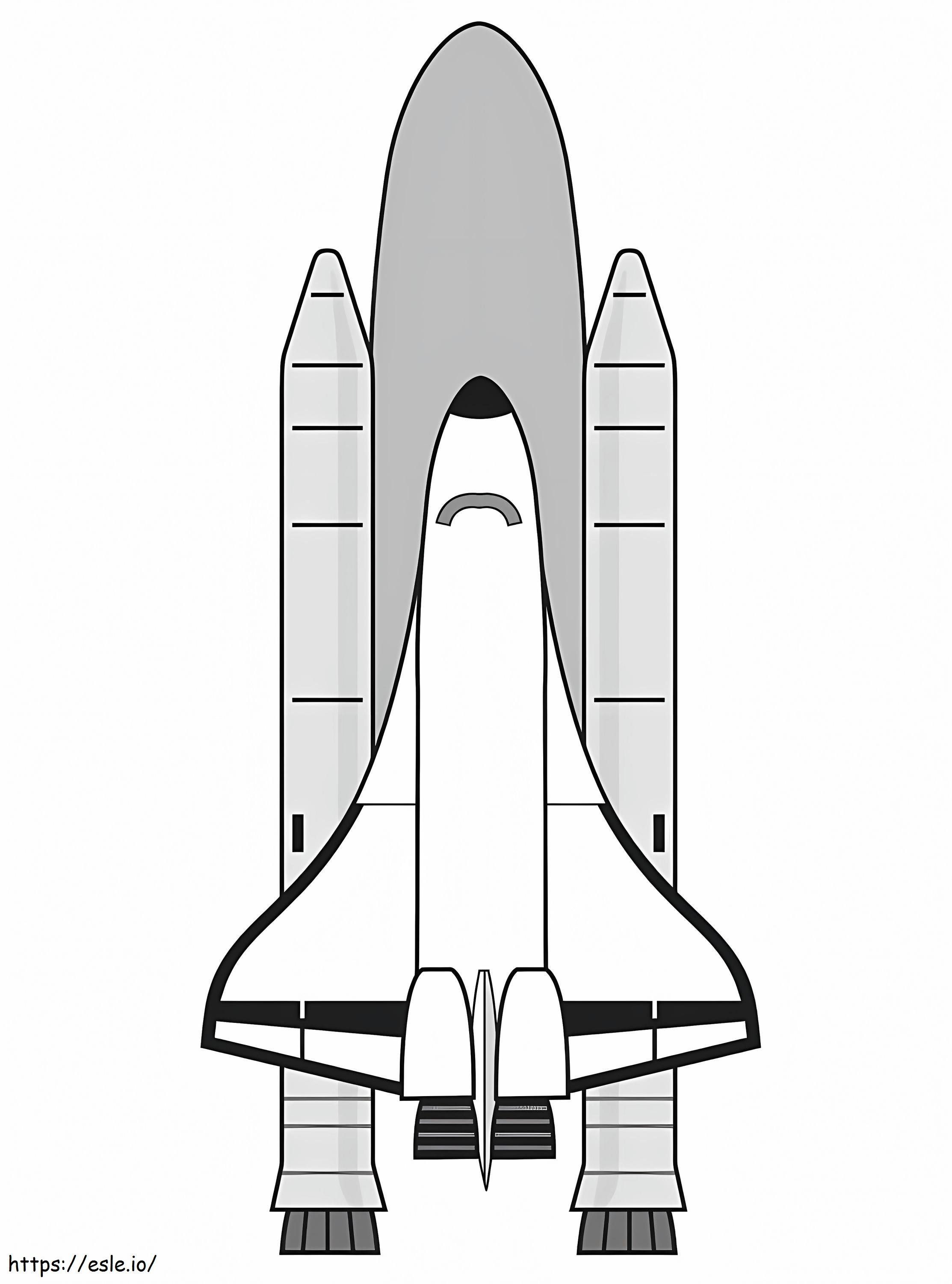 Space Shuttle ausmalbilder