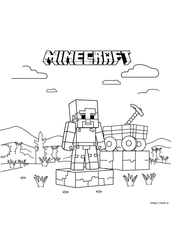 Minecraft Characters Coloring