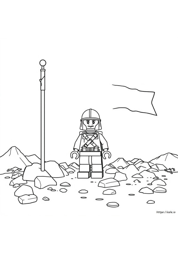 Lego Soldier Coloring Pages