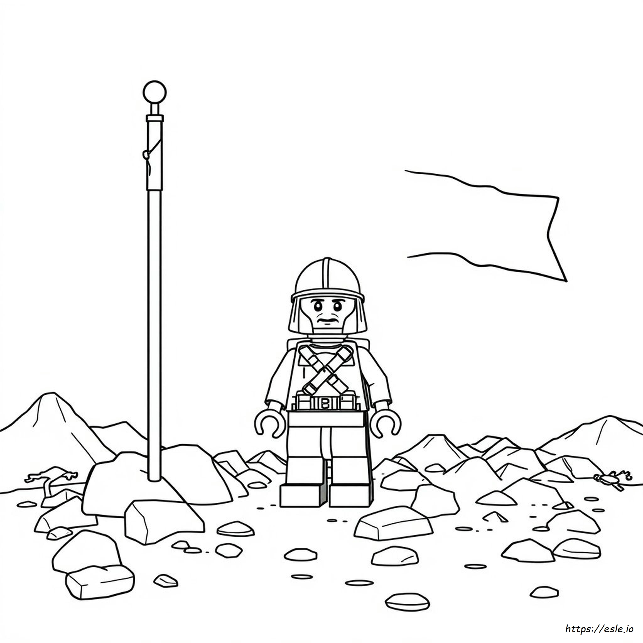 Lego Soldier Coloring Pages
