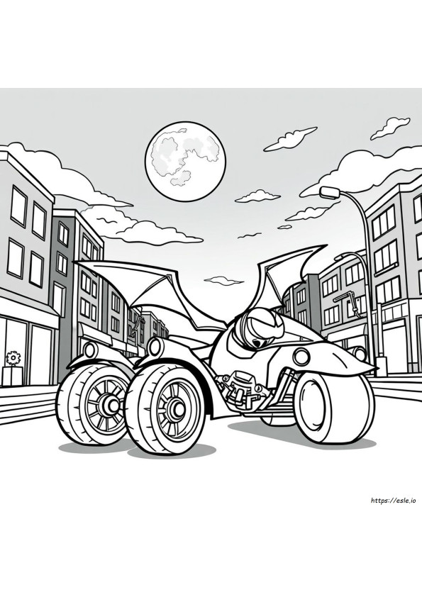 Kolorowanka Batwheels Do Kolorowania
