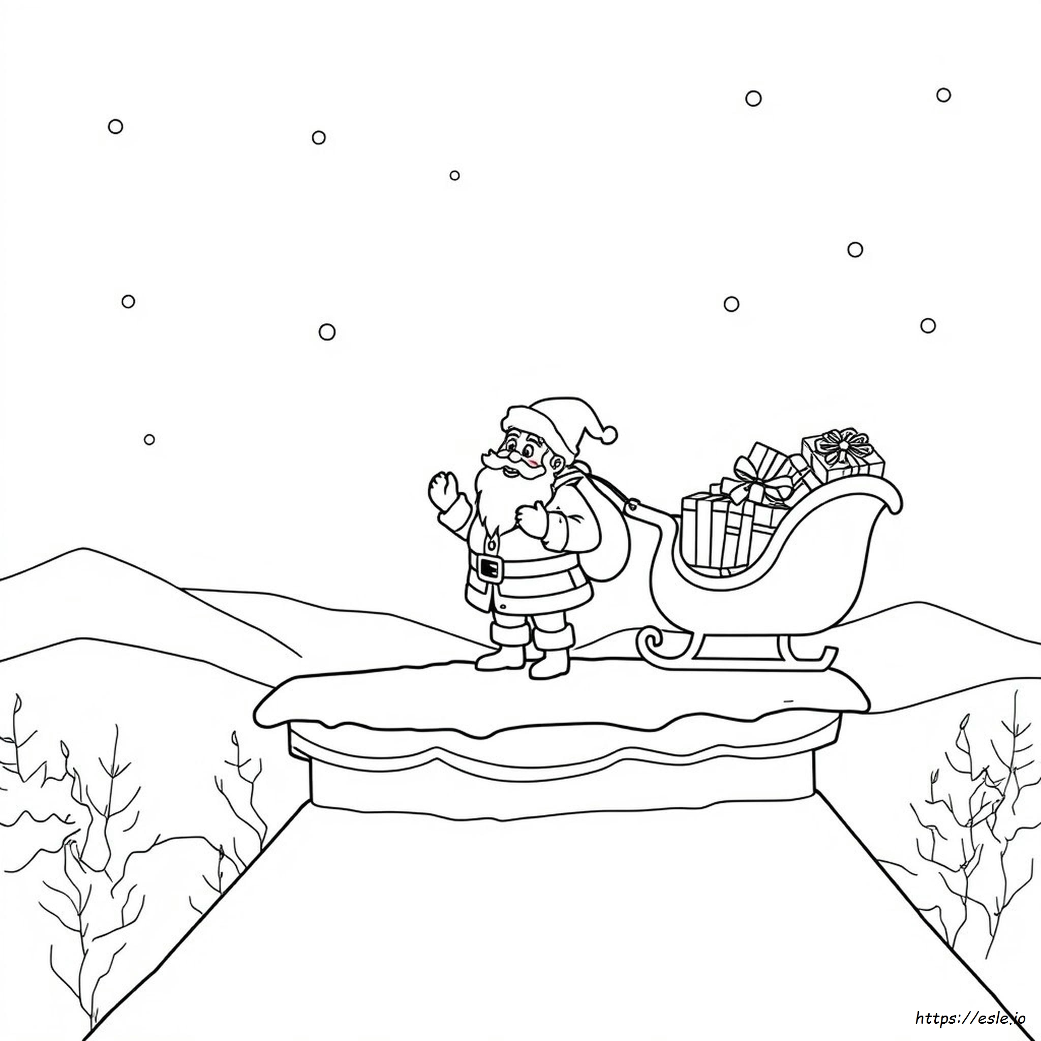 Weihnachtsmann Ausmalbilder