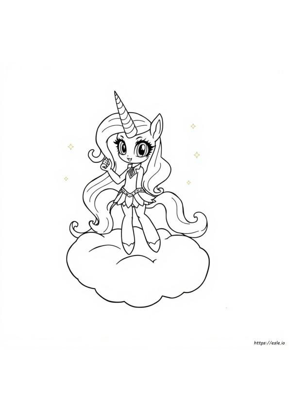 Coloriage Rainbow High Ruby