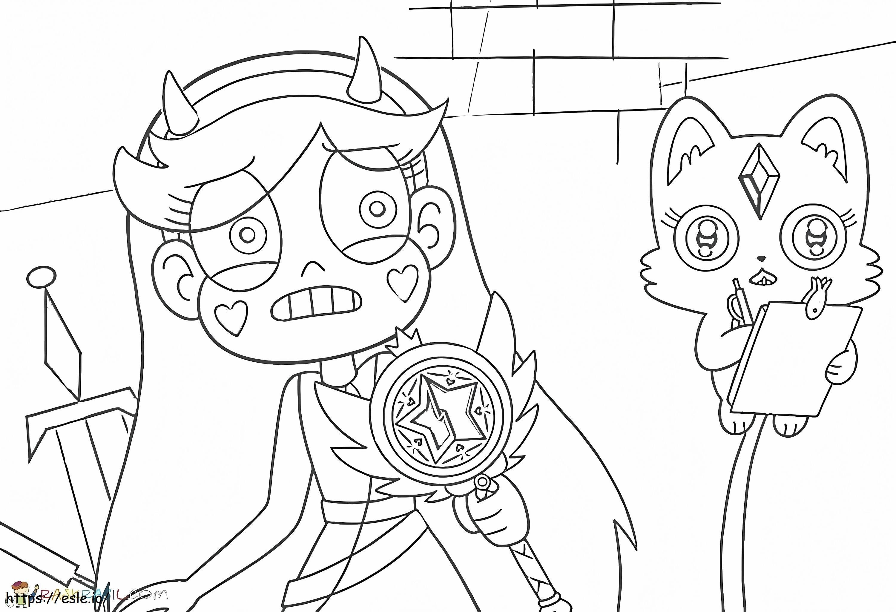 Star Vs. The Forces Of Evil 12 coloring page