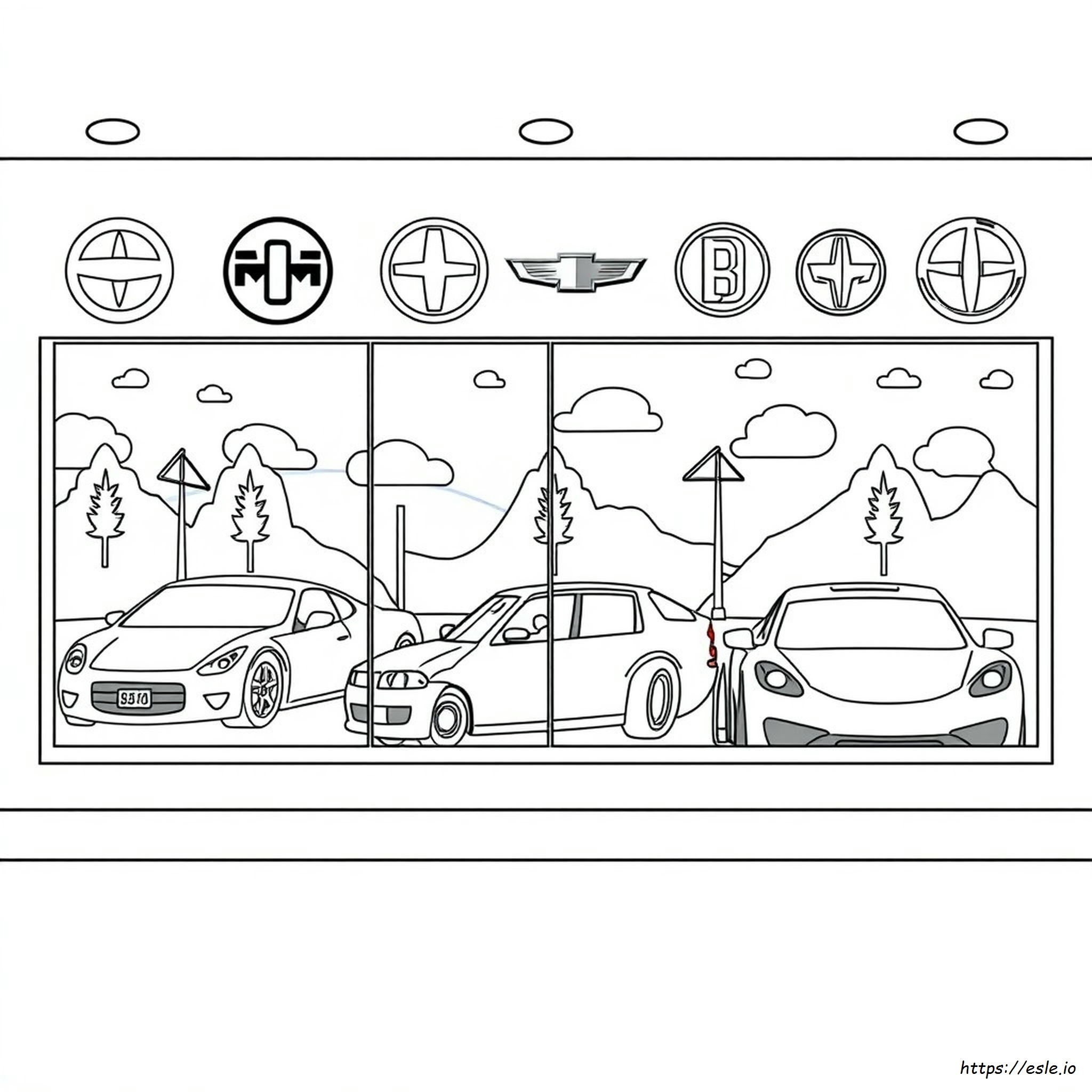 Coloriages Logos Voitures