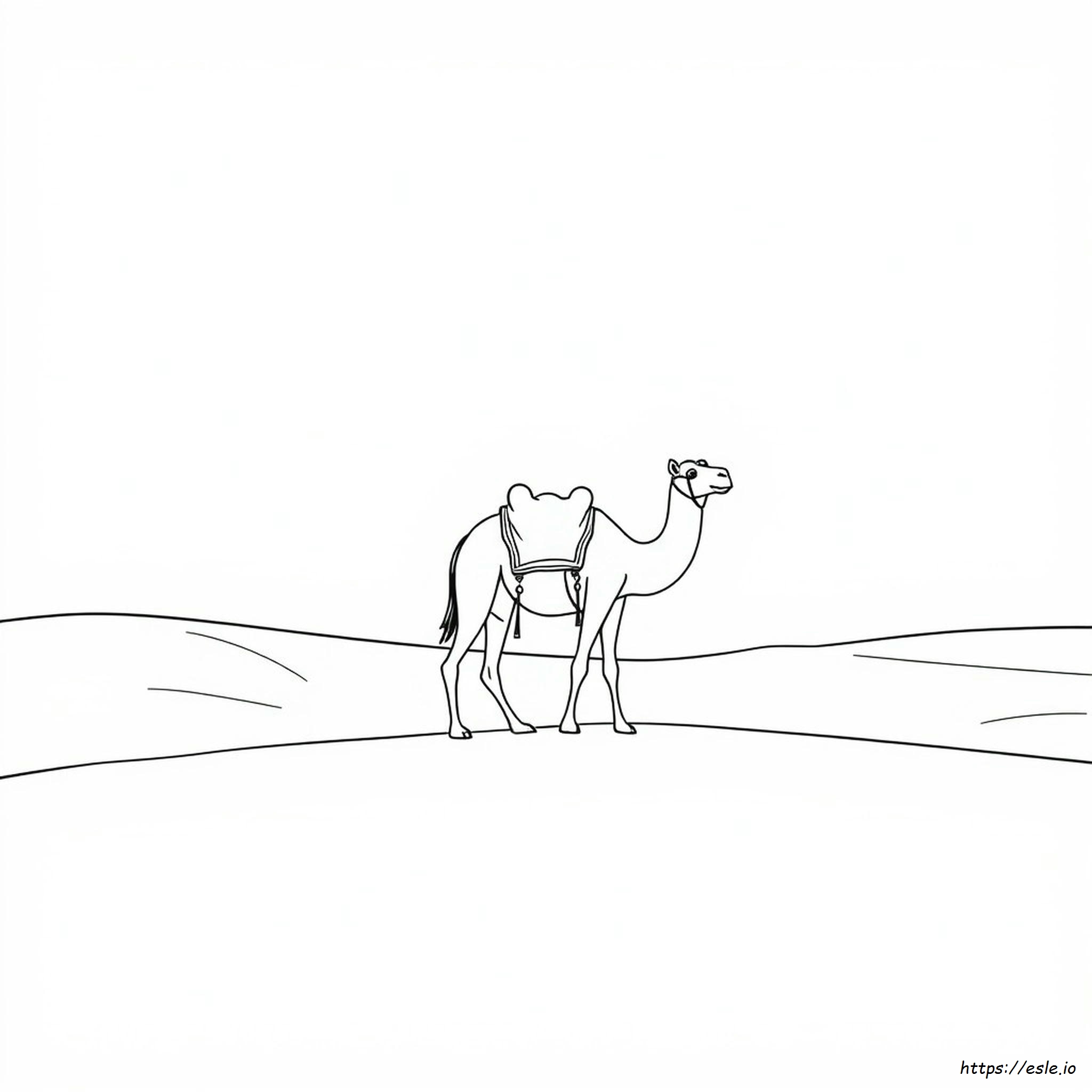Camel Coloring Picture