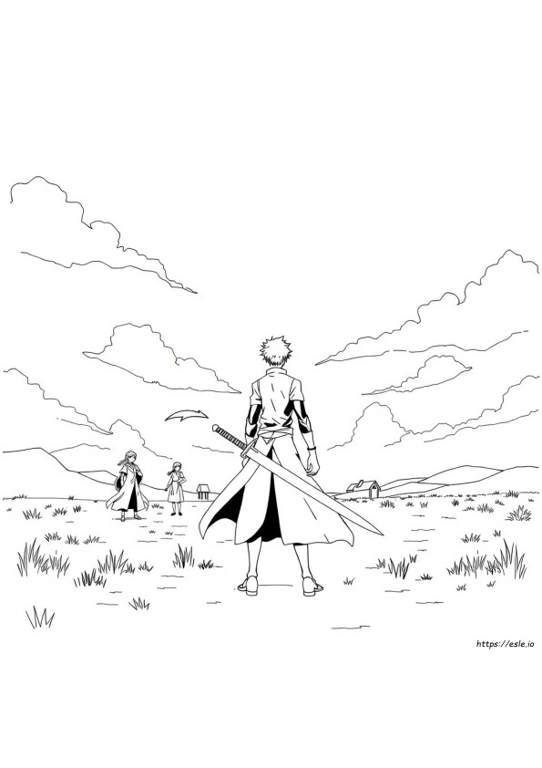 Bleach Ichigo Boyama Sayfaları