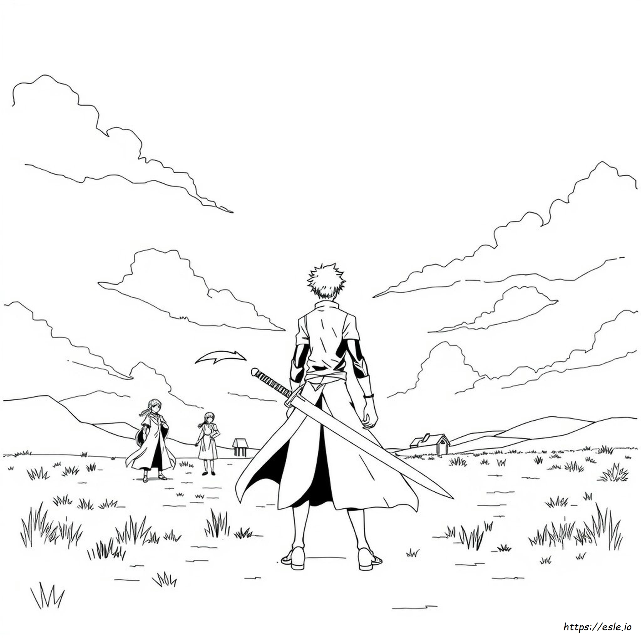 Bleach Ichigo Coloring Pages