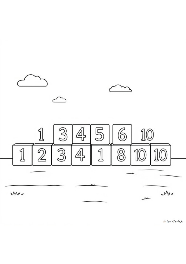 Immagini Da Colorare Numeri Dall'1 Al 20