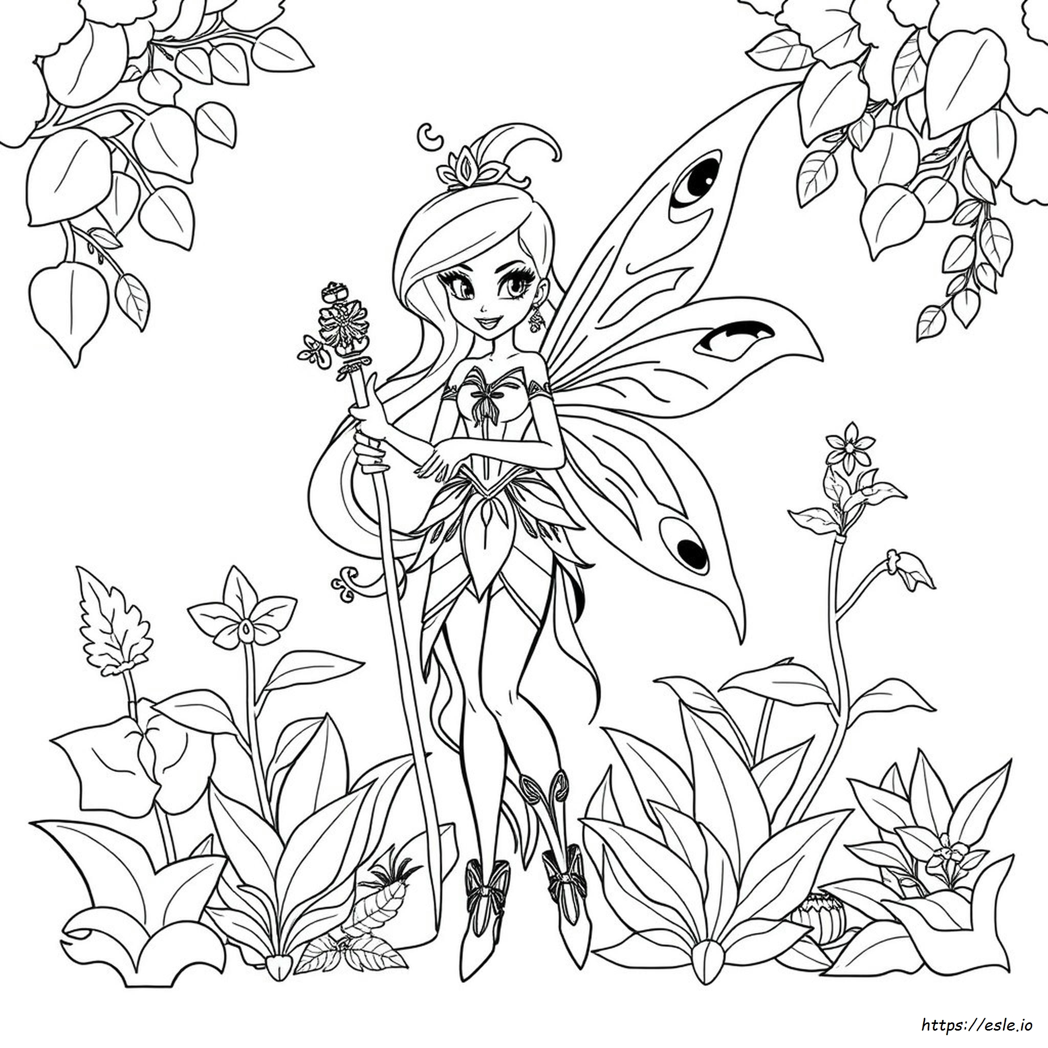 Winx Club Boyama Sayfaları Aisha