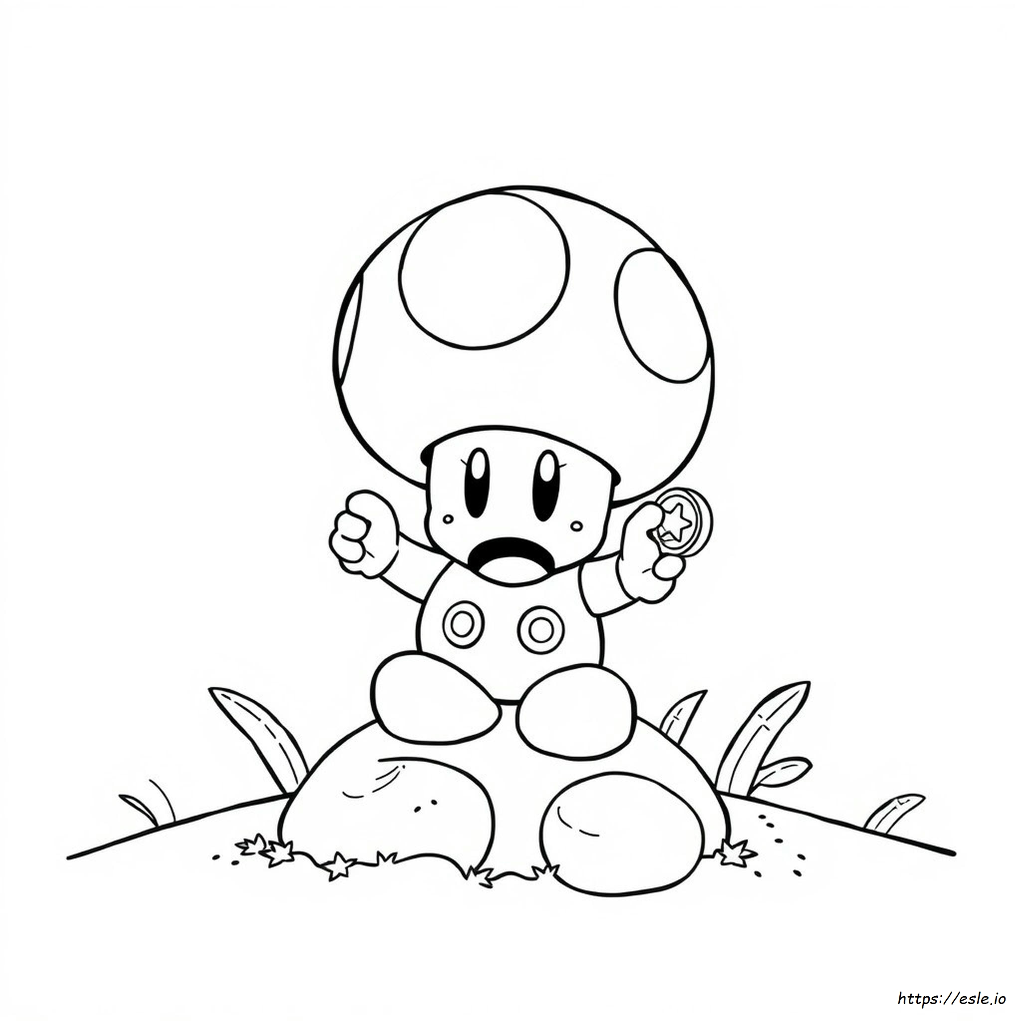 Printable Goomba Coloring Page