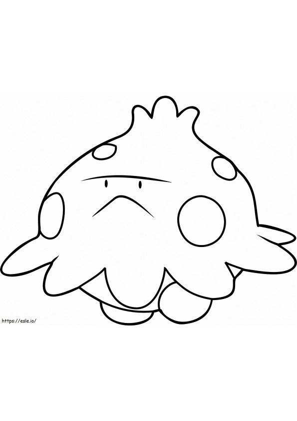 Shroomish Gen 3 Pokemon coloring page