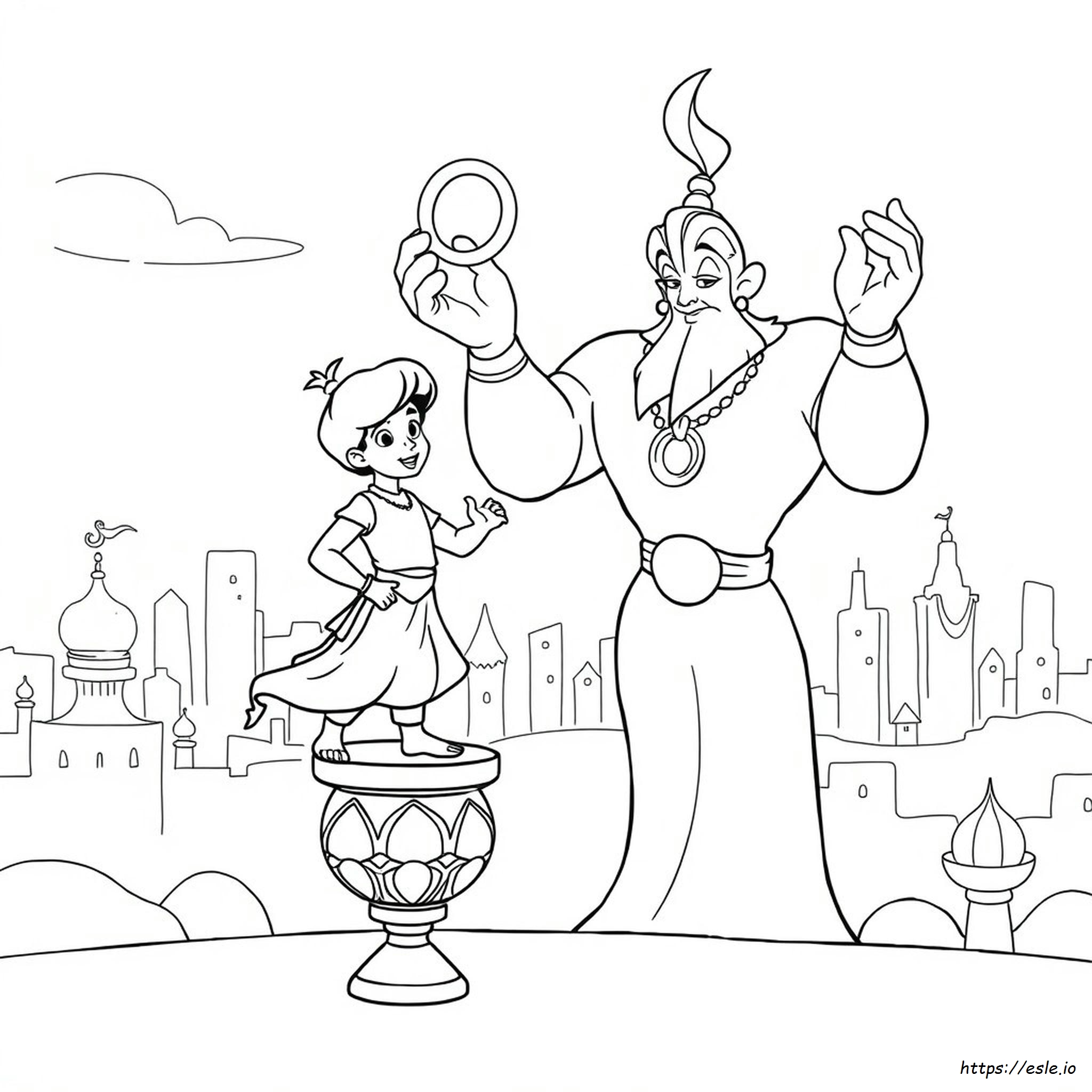 Aladdin Coloring Pictures