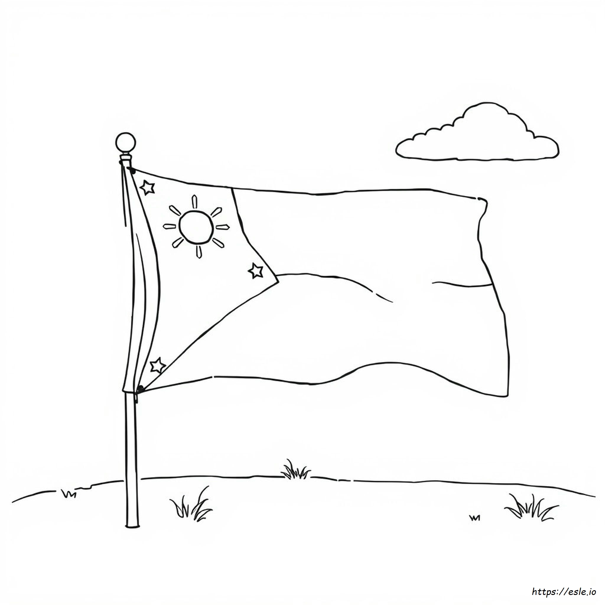 Philippinische Flagge Ausmalbilder Pdf