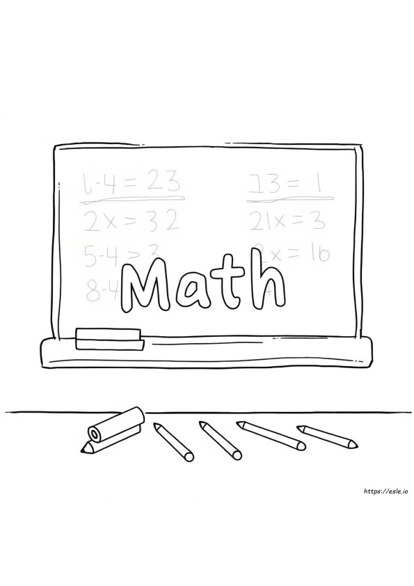 Mathe Ausmalblätter