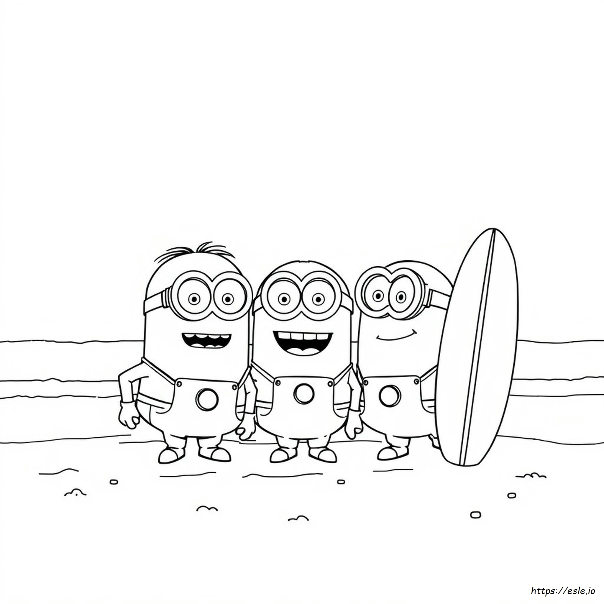 Coloriage Minion Gratuit