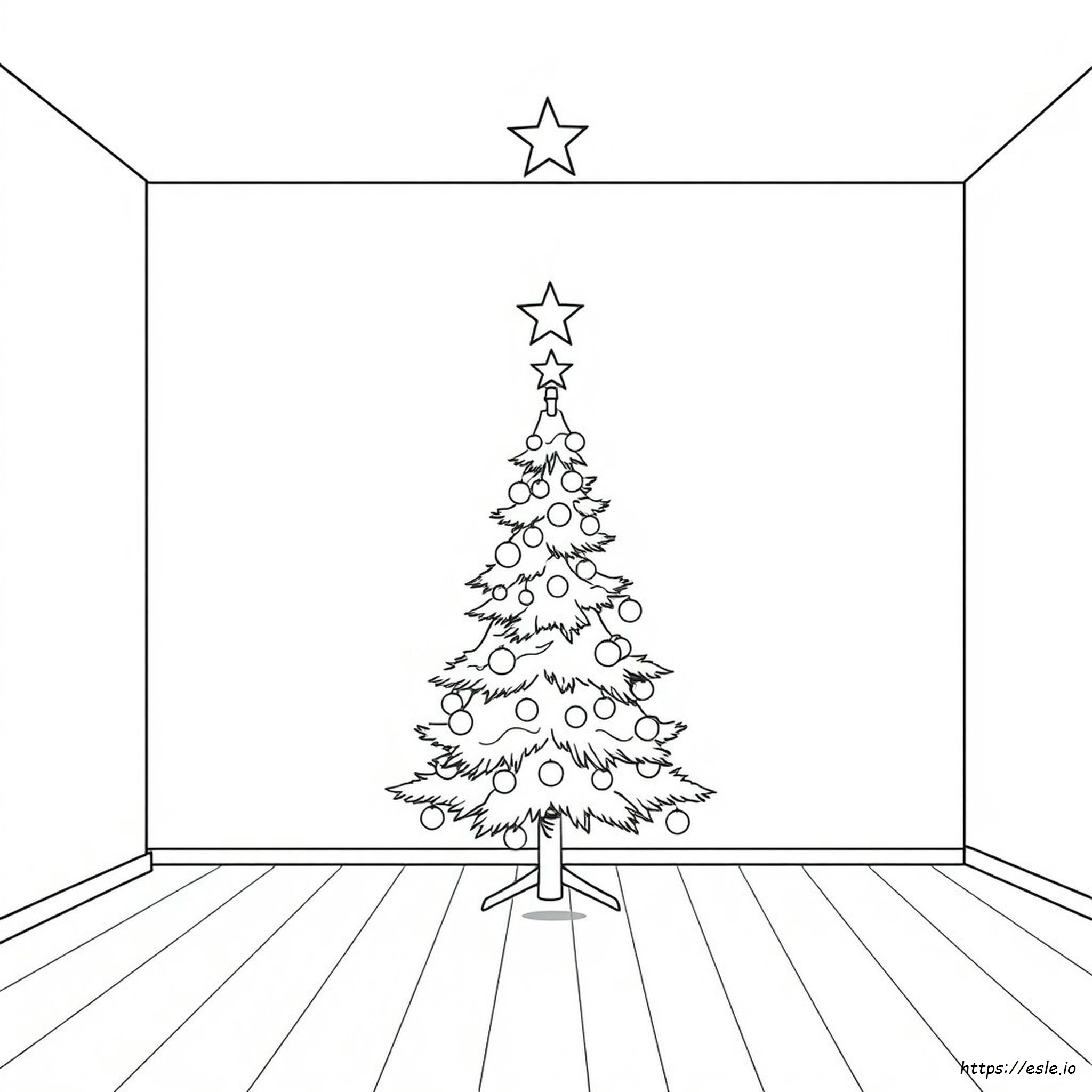 Albero Di Natale Vuoto Da Colorare