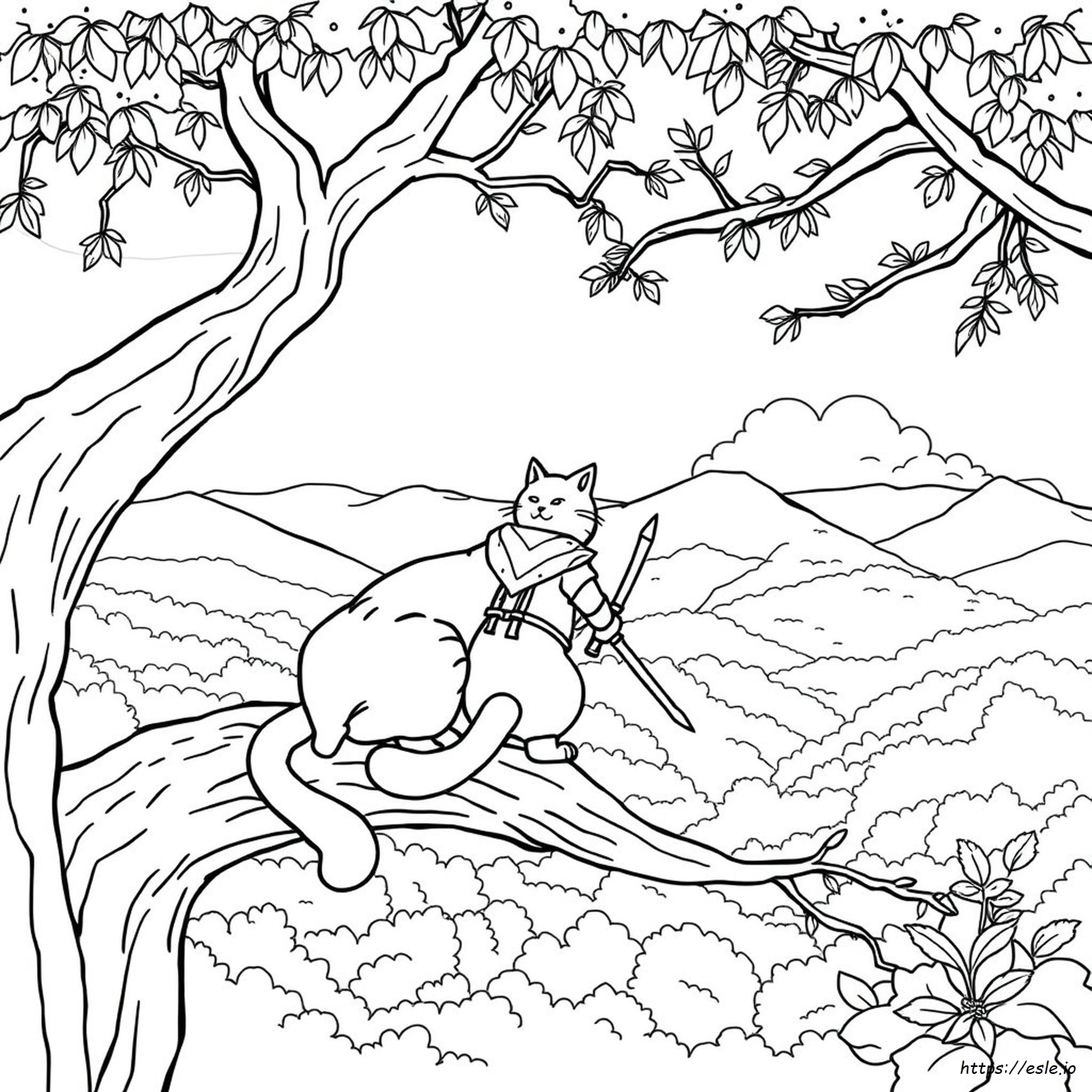 Printable Warrior Cat Coloring Pages